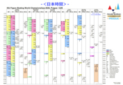 日本時間タイムテーブル